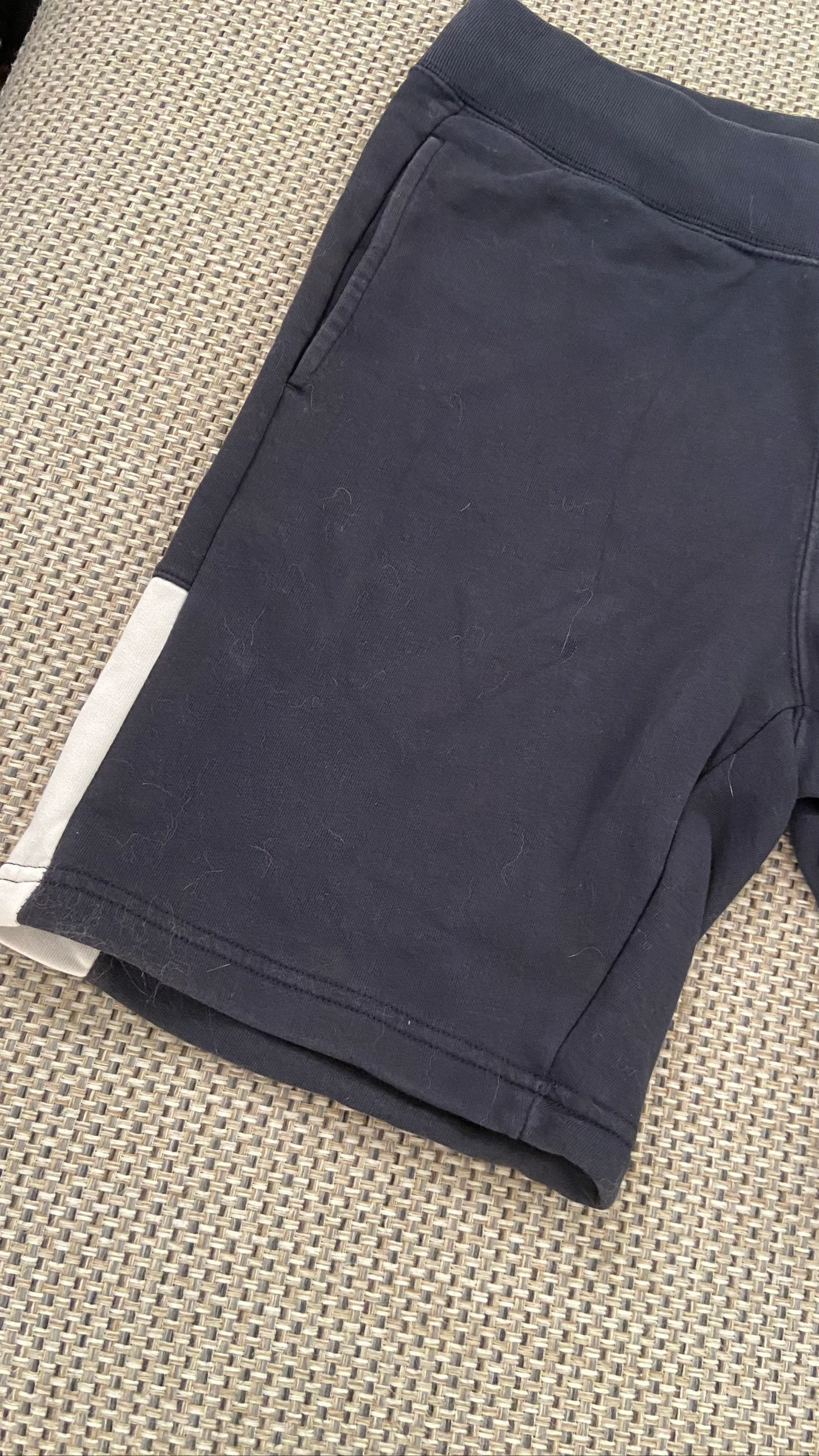 Shorts de algodão marca Champions azul marinho – photo 4